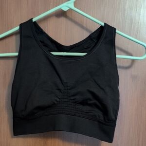 Black Sports Bra